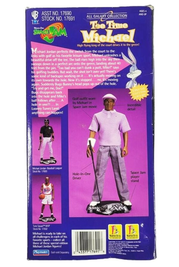 1996 Space Jam (Tee Time Michael Jordan) Special Edition Action Figure (3)