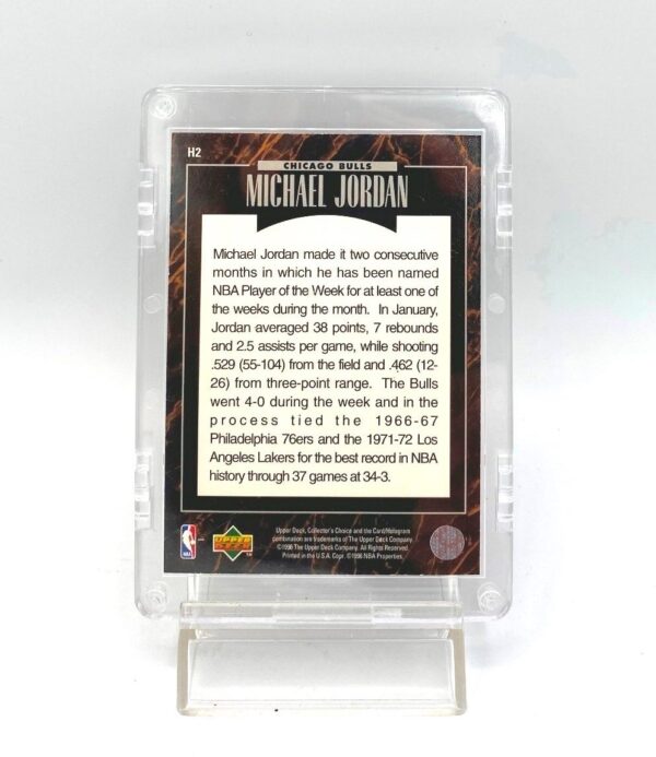 1996 Upper Deck (Michael Jordan January 1996 Predictor) 1pc Card #H2 (3)