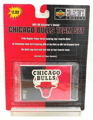 1997-98 Chicago Bulls Team Set (Michael Jordan Plus Team Members-Upper Deck)=4pcs (1)