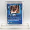1997-98 Michael Jordan (CHROME- ROCK THE HOUSE NBA HOOPS-Skybox-Card #6 of 10 RTH)=1pc (2)