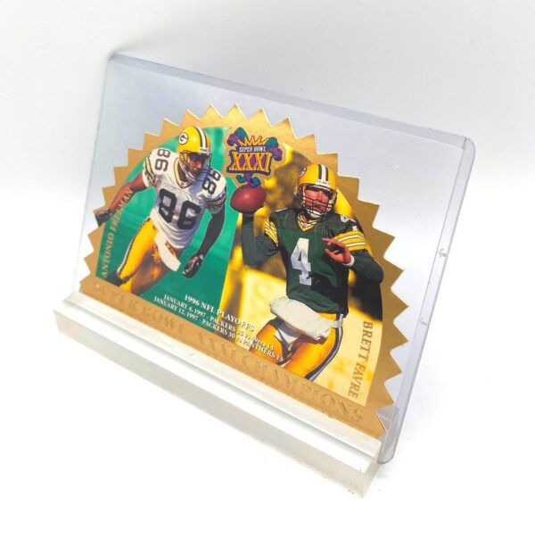 1997 SB! Vintage (Brett Favre & Antonio Freeman) Green Bay Packers (Super Bowl XXXI Champions) (2) 1997 SB! Vintage (Brett Favre & Antonio Freeman) Green Bay Packers (Super Bowl XXXI Champions) (2)