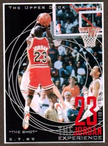 1997 Upper Deck The Shot Birthday Card! Vintage Michael Jordan (5A)