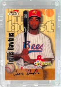 1998 Team Best Minor League (Travis Dawkins Bees) Autograph (3)