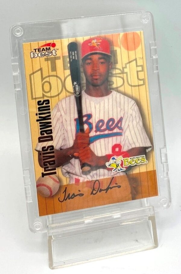 1998 Team Best Minor League (Travis Dawkins Bees) Autograph (4)