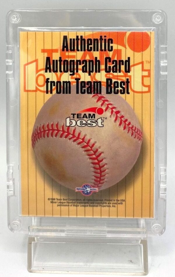 1998 Team Best Minor League (Travis Dawkins Bees) Autograph (6)