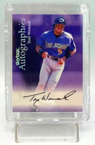 1999-00 Skybox Autographics MLB (Tony Womack Diamondbacks) Autograph (1)