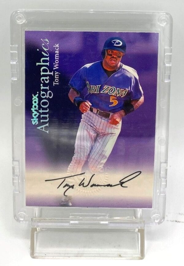 1999-00 Skybox Autographics MLB (Tony Womack Diamondbacks) Autograph (2)