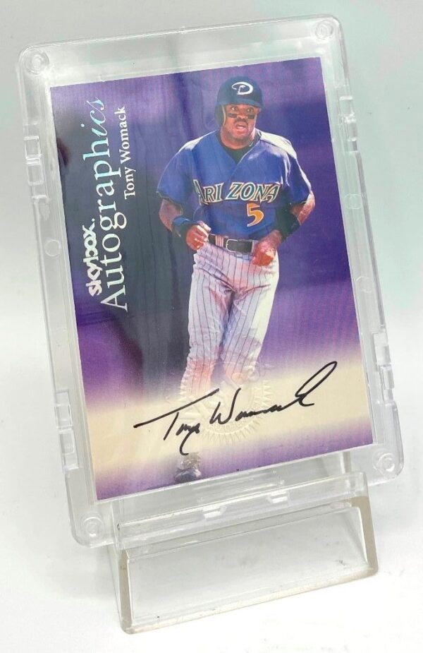 1999-00 Skybox Autographics MLB (Tony Womack Diamondbacks) Autograph (4)