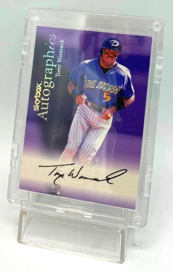 1999-00 Skybox Autographics MLB (Tony Womack Diamondbacks) Autograph (5)