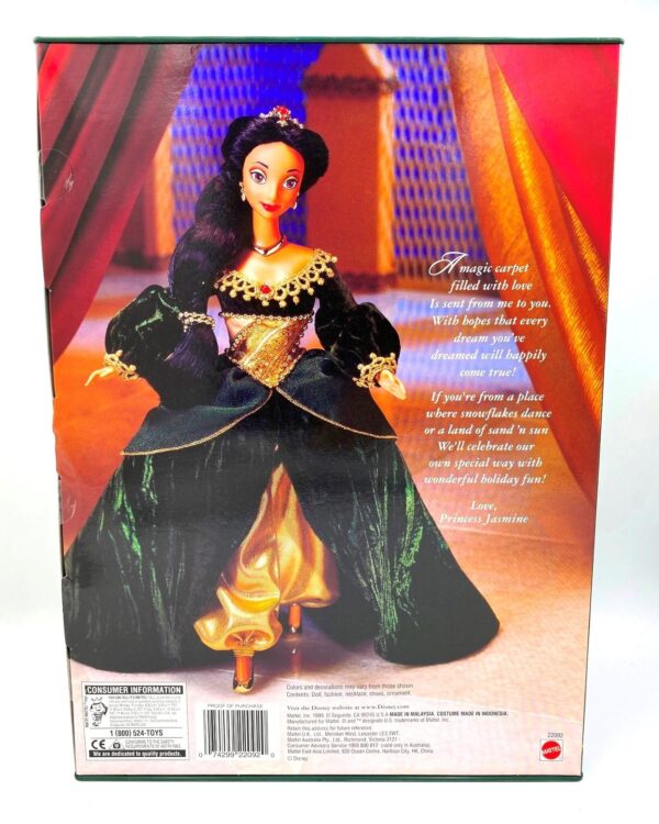 1999 Disney's ALADDIN (Holiday Princess Jasmine) 12 inch (6) 1999 Disney's ALADDIN (Holiday Princess Jasmine) 12 inch (6)