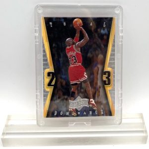 1999 Michael Jordan (CHROME & SILVER SCRIPT-ATHLETE OF THE CENTURY-TOTAL DOMINANCE Upper Deck-Card #TD11)=1pc (1)