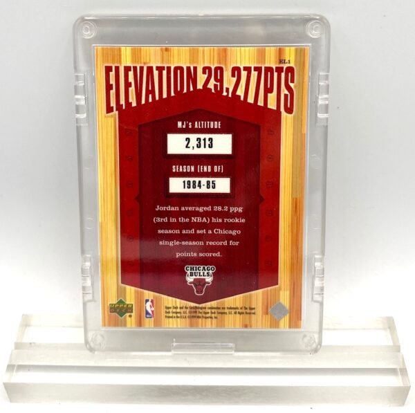 1999 Michael Jordan (GOLD SCRIPT-ATHLETE OF THE CENTURY-ELEVATION Upper Deck-Card #EL1)=1pc (2)
