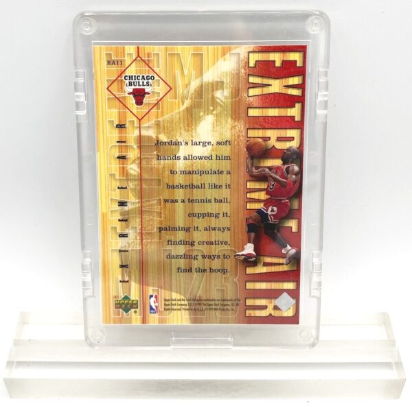 1999 Michael Jordan (RED CHROME & GOLD SCRIPT - EXTREME AIR-Upper Deck-Card #EA11)=1pc (2)