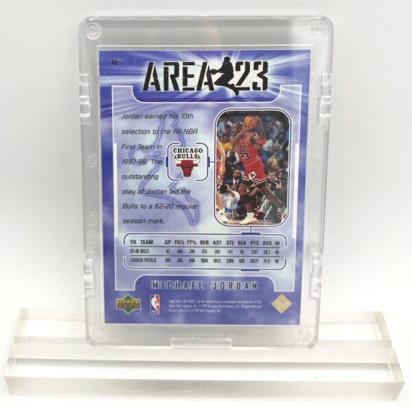1999 Michael Jordan (REFRACTOR AREA 23- Upper Deck Ionix-Card #A6)=1pc (2)