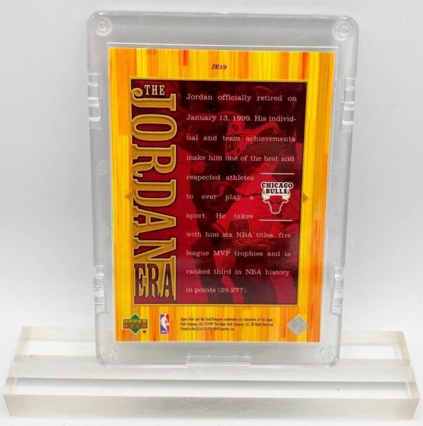 1999 Michael Jordan (THE JORDAN ERA-Athlete Of The century Upper Deck-Card #JE19)=1pc (2) 1999 Michael Jordan (THE JORDAN ERA-Athlete Of The century Upper Deck-Card #JE19)=1pc (2)