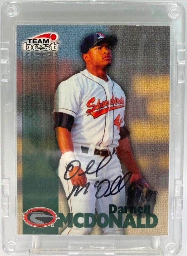 1999 Team Best Minor League (Darnell McDonald-Shorebirds) Autograph (3)