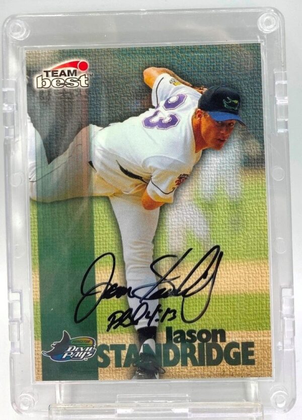 1999 Team Best Minor League (Jason Standridge-Devil Rays) Autograph (3) 1999 Team Best Minor League (Jason Standridge-Devil Rays) Autograph (3)