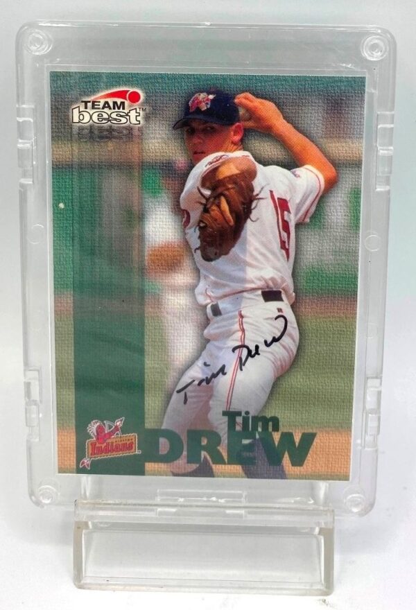 1999 Team Best Minor League (Tim Drew-Indians) Autograph (2) 1999 Team Best Minor League (Tim Drew-Indians) Autograph (2)