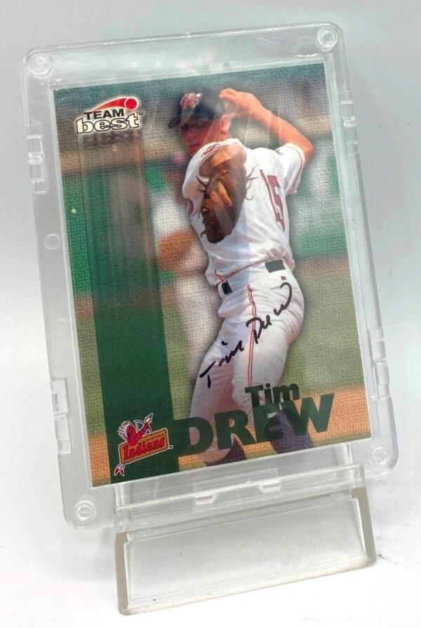 1999 Team Best Minor League (Tim Drew-Indians) Autograph (4) 1999 Team Best Minor League (Tim Drew-Indians) Autograph (4)