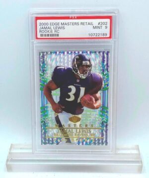 2000 Jamal Lewis (ROOKIE CARD) #202 Edge Master 9 (1)