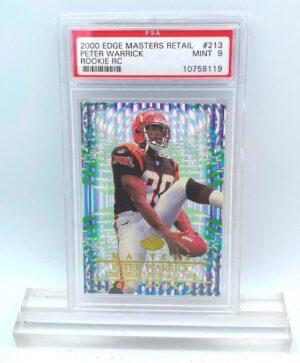 2000 Peter Warrick (ROOKIE CARD) #213 Edge 8119 Master 9 (1) 2000 Peter Warrick (ROOKIE CARD) #213 Edge 8119 Master 9 (1)