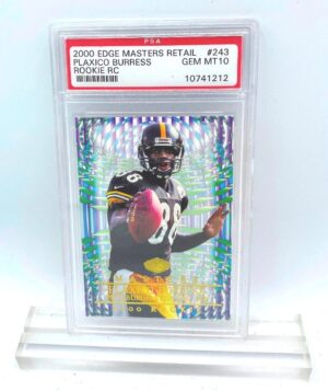 2000 Plaxico Burress (ROOKIE CARD) #243 Edge 1212 Master 10 (1)