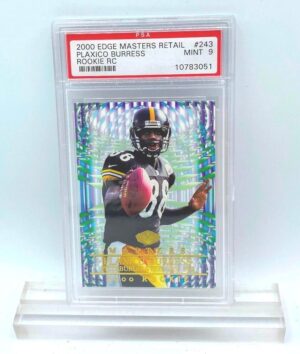 2000 Plaxico Burress (ROOKIE CARD) #243 Edge 3051 Master 9 (1)