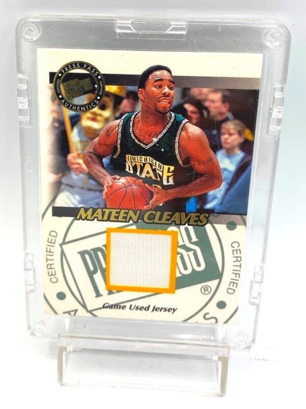 2000 Press Pass (Mateen Cleaves) College-GU Jersey Card #JC MC (2) 2000 Press Pass (Mateen Cleaves) College-GU Jersey Card #JC MC (2)