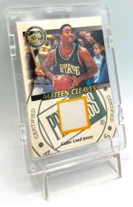 2000 Press Pass (Mateen Cleaves) College-GU Jersey Card #JC MC (3)