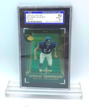 2000 UD Encore Brian Urlacher (ROOKIE CARD) #251 (31434443) 92 Mint 8.5 (1) 2000 UD Encore Brian Urlacher (ROOKIE CARD) #251 (31434443) 92 Mint 8.5 (1)
