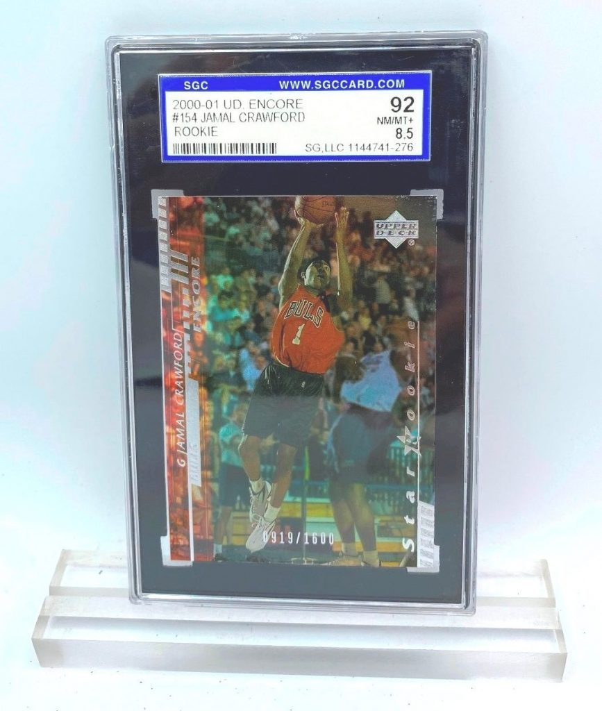 2000 UD Encore Jamal Crawford (ROOKIE CARD) #154 (44741276) 92 Mint 8.5 (1)