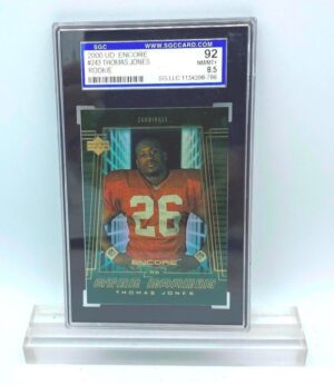 2000 UD Encore Thomas Jones (ROOKIE CARD) #243 (34398796) 92 Mint 8.5 (1)
