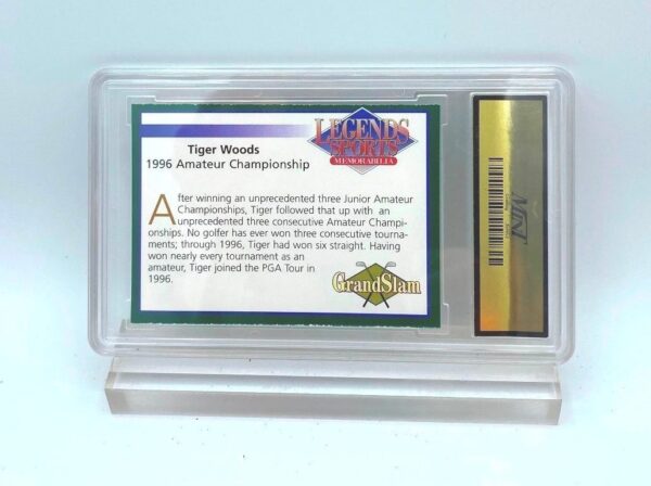 2001 Legends Sport Vol 13 NNo Tiger Woods (1996 Ameteur Championship 9060) 9 (3) 2001 Legends Sport Vol 13 NNo Tiger Woods (1996 Ameteur Championship 9060) 9 (3)