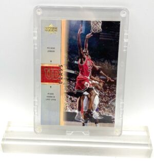 2001 Michael Jordan (GOLD SCRIPT HOLO FOIL UD CLASS BULLS-Upper Deck Card #C1)=1pc (1)