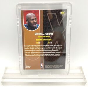 2001 Michael Jordan (GOLD SCRIPT XCEEDING XPECTATIONS-RETURNED'01 Washington Wizards Topps-Card #151)=1pc (2)