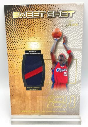 2001 Sweet Shot (Darius Miles) Authentic Game-Worn Uniform Card 206 of 250 (5x8) Flair (1)