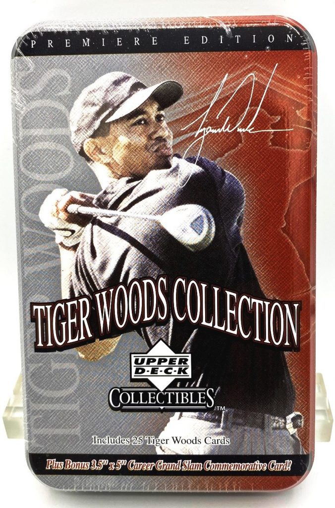 2001 Tiger Woods Tin Collection (Premiere Edition) 25 Cards Upper Deck (1)