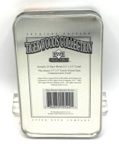 2001 Tiger Woods Tin Collection (Premiere Edition) 25 Cards Upper Deck (6)