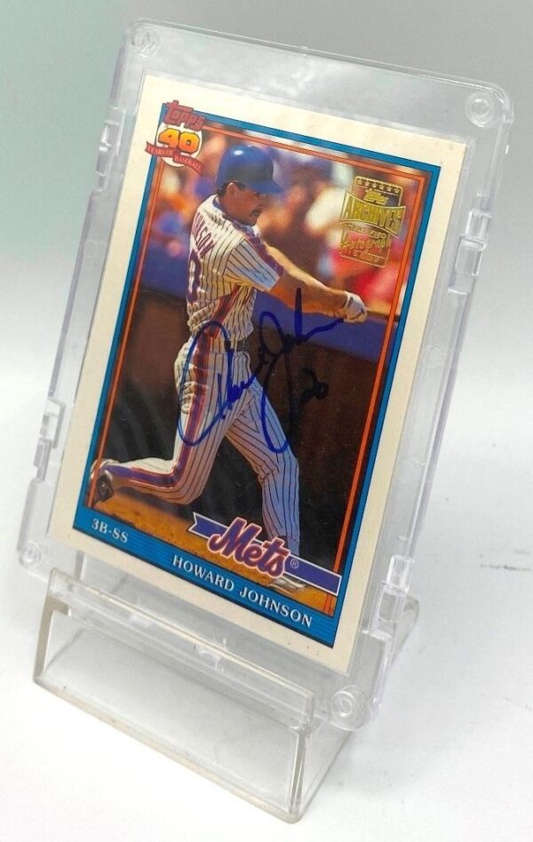 2003 Topps Archives MLB (Howard Johnson Mets) Autograph (5)