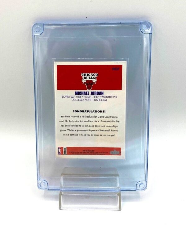2007 Michael Jordan (Congratulations-COLLEGE GAME FLOOR-RCF)=1pc (8)