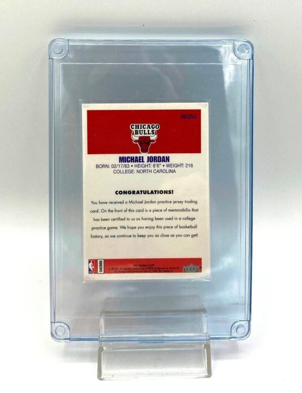 2007 Michael Jordan (Congratulations-COLLEGE GAME Practice Jersey-RCPJ)=1pc (8) 2007 Michael Jordan (Congratulations-COLLEGE GAME Practice Jersey-RCPJ)=1pc (8)