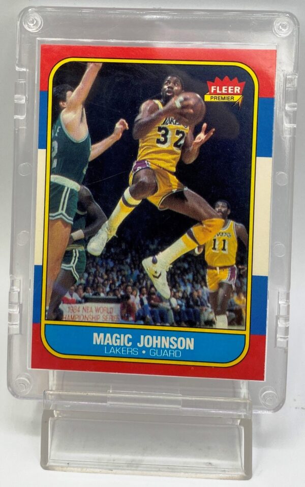1986 Fleer Premier Magic Johnson Card #53 of 132 (1pc) (1) 1986 Fleer Premier Magic Johnson Card #53 of 132 (1pc) (1)