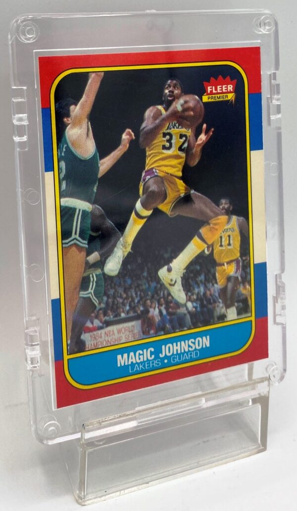 1986 Fleer Premier Magic Johnson Card #53 of 132 (1pc) (5) 1986 Fleer Premier Magic Johnson Card #53 of 132 (1pc) (5)