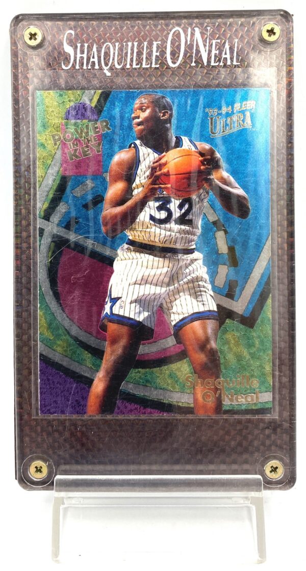 1993-94 Fleer Ultra Shaquille O'Neil Power In The Key Card #7 of 9 (1pc) (1) 1993-94 Fleer Ultra Shaquille O'Neil Power In The Key Card #7 of 9 (1pc) (1)