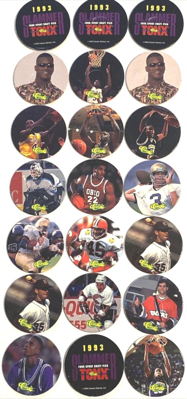 1993 Classic Tonx Four Sport Draft Pick SHAQ (6)