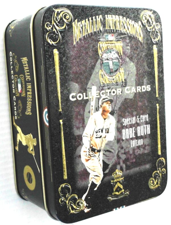 1994 Metallic Impressions Special 5-Card Edition Babe Ruth Tin (3)