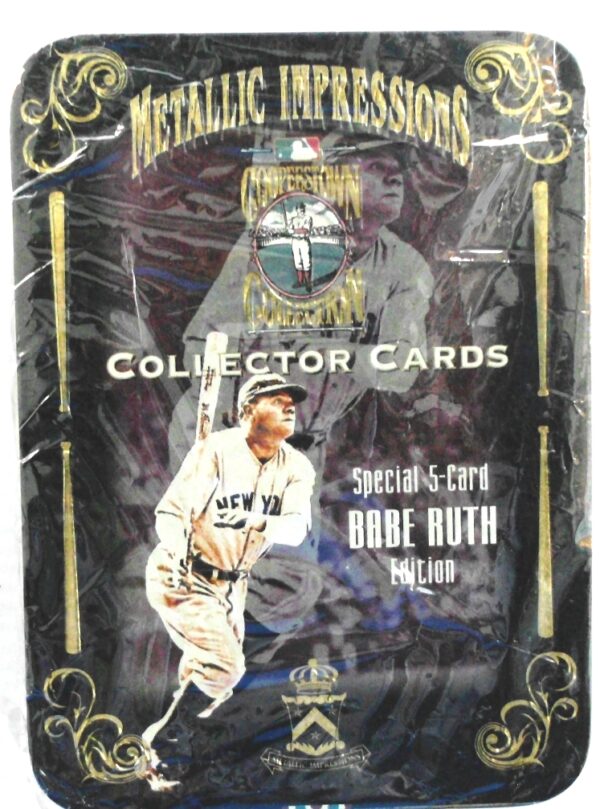 1994 Metallic Impressions Special 5-Card Edition Babe Ruth Tin (8)