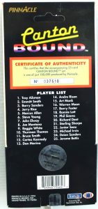 1994 Pinnacle Canton Bound NFL Players (6)