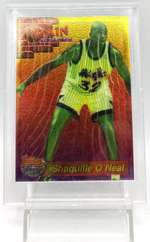 1994 Topps Finest Main Attraction Shaquille O'Neal Card #19 of 27 (2pcs) (1)