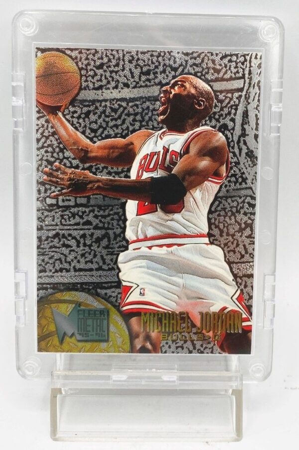 1995-96 Fleer Metal Michael Jordan GOLD SSP Card #13 (1pc) (2)